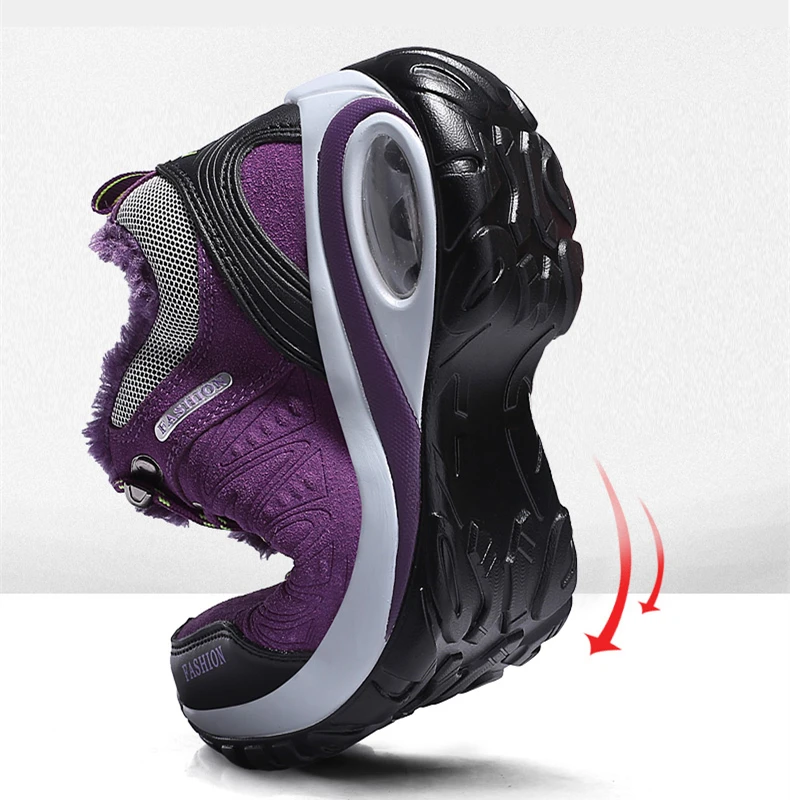 Кроссовки женские на платформе плюшевые сникерсы из воловьей замши воздушной