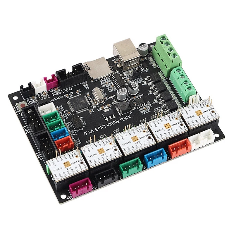 STM32 3D Printer Parts MKS Robin Lite 3 32-Bit Motherboard +5PCS TMC2209 Stepper Motor Driver Set Supports WIFI Printing | Компьютеры и