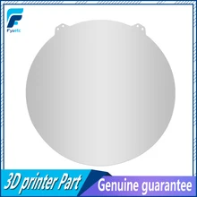 FYSETC 3D Printer Heatbed Dia 265mm Round Spring Steel Sheet Plate Hot Bed for Kossel Build Platform 3D Printer