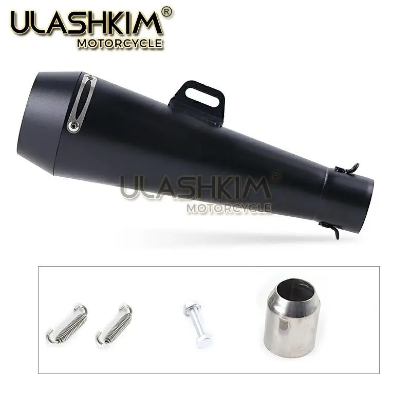 Универсальный 38-51 мм Мотоцикл Скутер выхлопная труба Escape GP горшок глушитель для