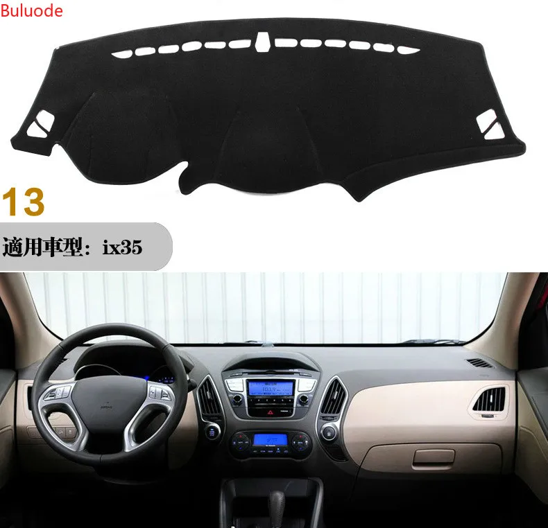 Для Hyundai Tucson IX35 2010 2011 2012 2013 2015 Крышка приборной панели автомобиля коврик