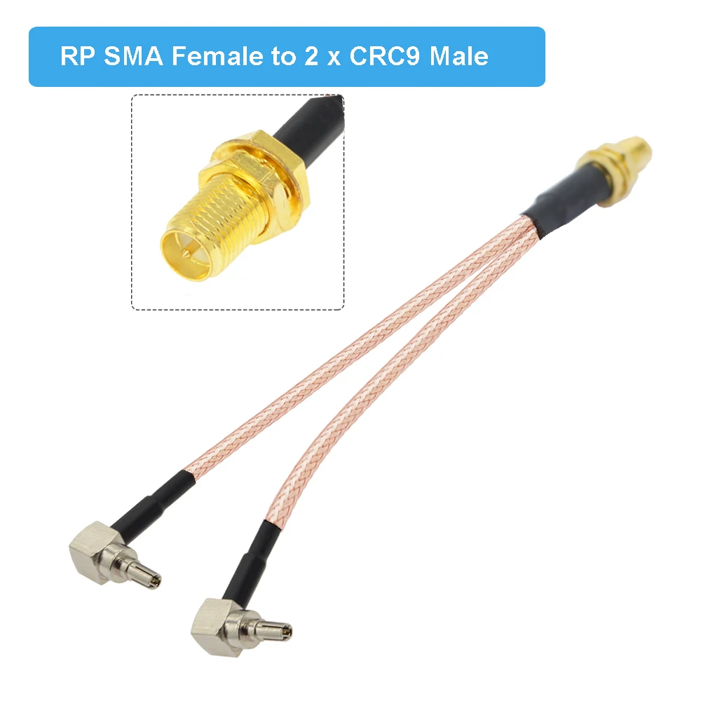 Антенна 3G 4G разъем SMA Female/Dual CRC9/SMA/TS9 разветвитель типа Y комбинирующий