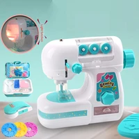 kids simulation small electric appliances children play house game portable sewing machine educational interactive toys for gift