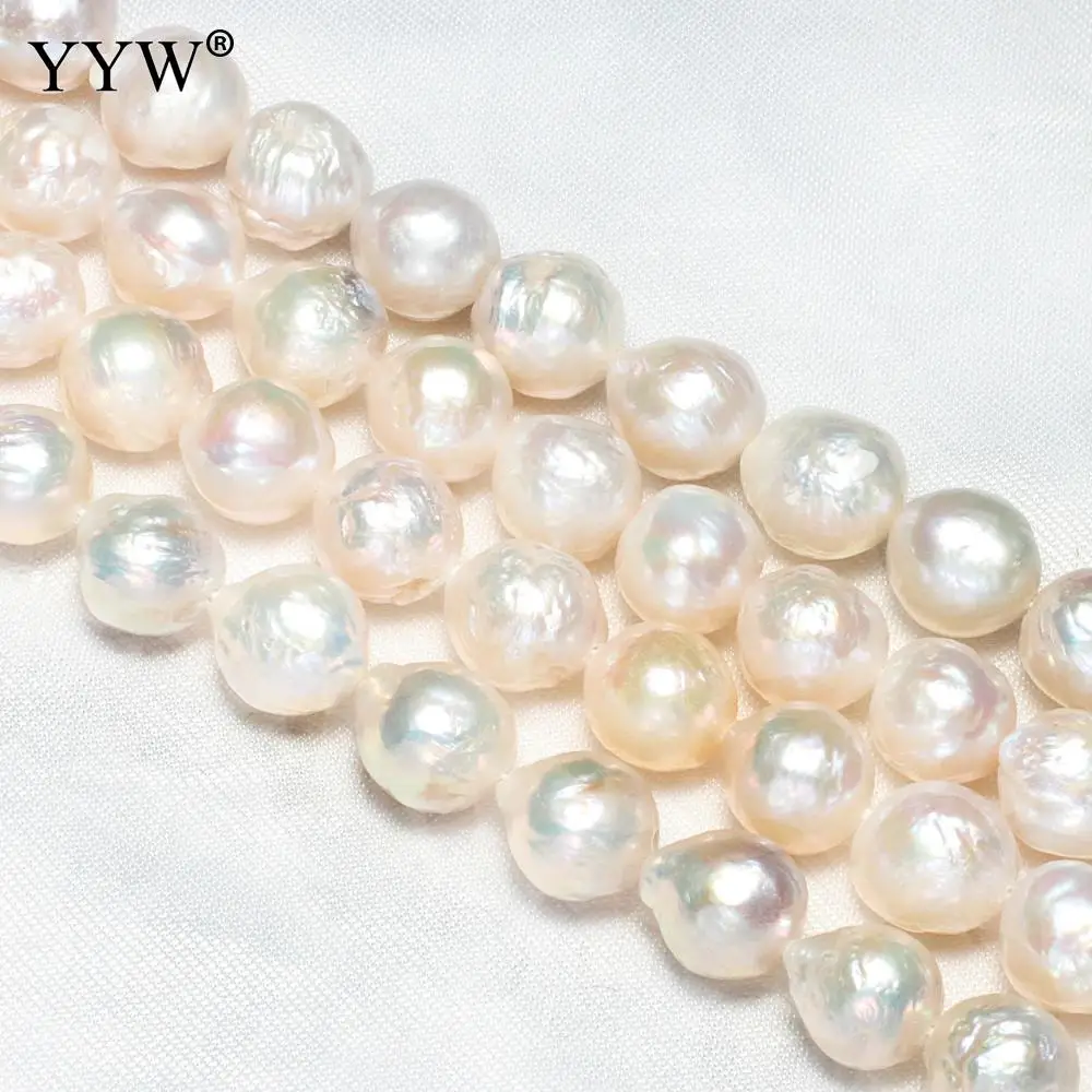 

Cultured Potato Freshwater Pearl Beads Natural White 8-10mm Loose Beads For Diy Women Elegant Necklace Bracelet Jewelry Making