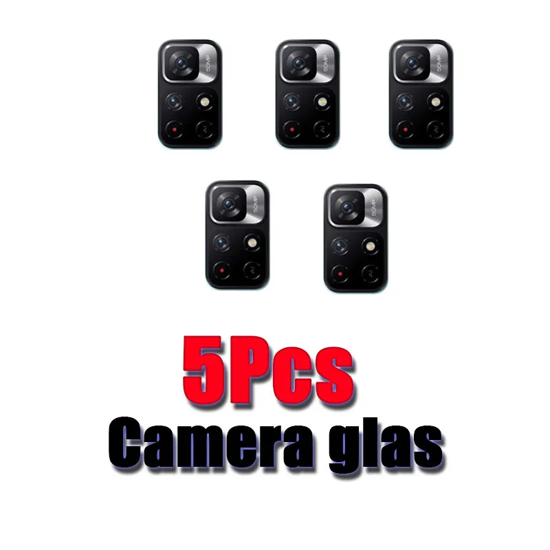 

5PCS Tempered Glass for Xiaomi Redmi Note 10 Pro Max Screen Protector Note 9 Pro 9t 9c NFC 10s 10t 10x Protective Camera Lens