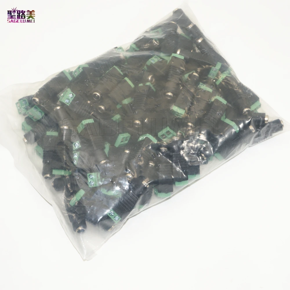 10 шт. штепсельная вилка-переходник для системы видеонаблюдения 2 1 Х5 5 мм |