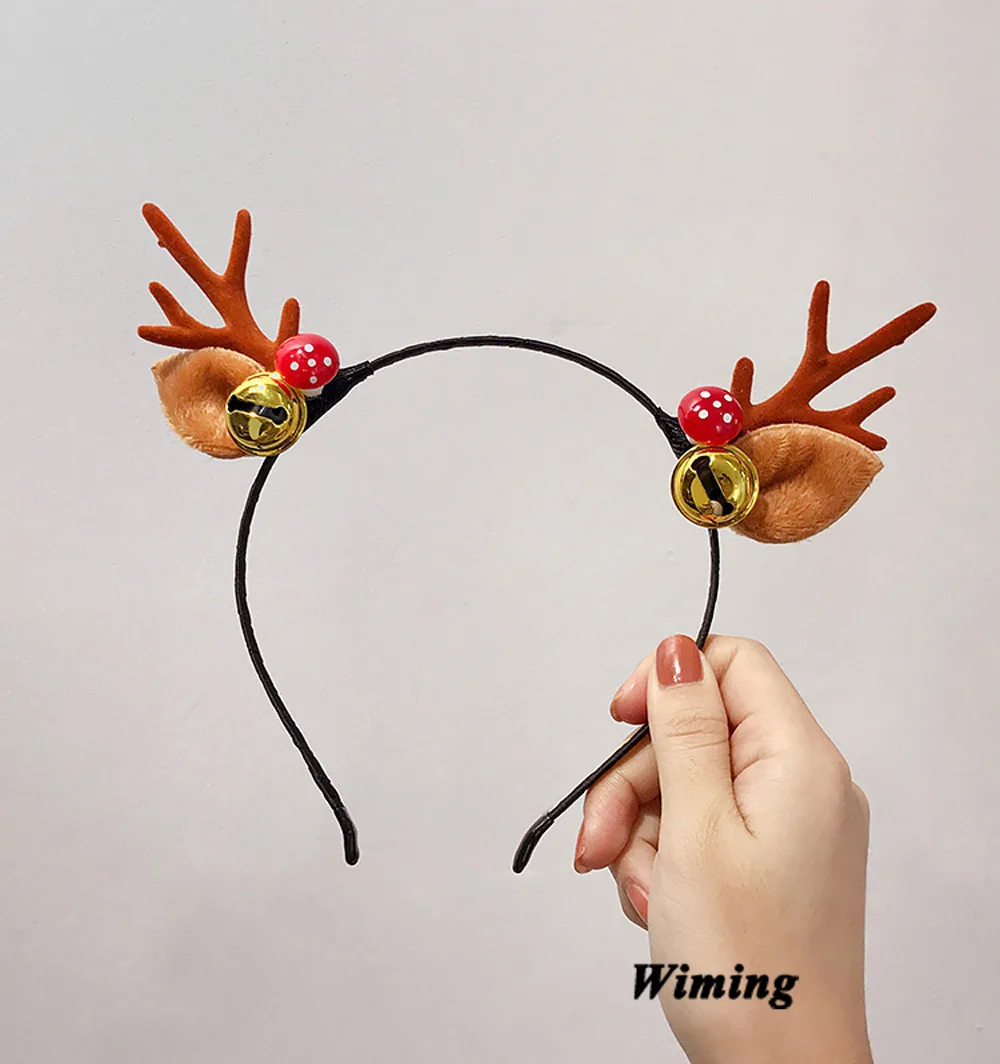 Повязка на голову с оленем праздничные аксессуары для волос день рождения