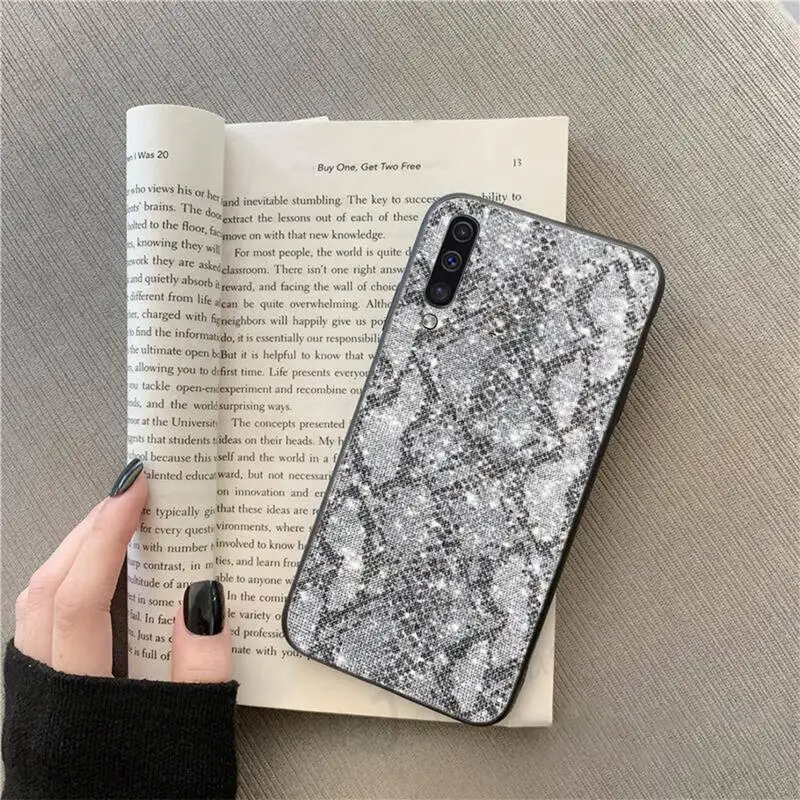 

Snake Skin Art high quality Phone Case For Samsung galaxy S 9 10 20 A 10 21 30 31 40 50 51 71 s note 20 j 4 2018 plus