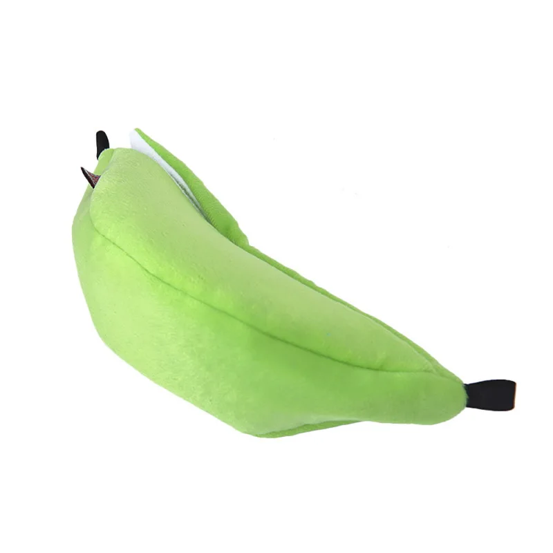 Милый мини-котенок в форме банана Щенячий домик теплые диваны для кошек спальный