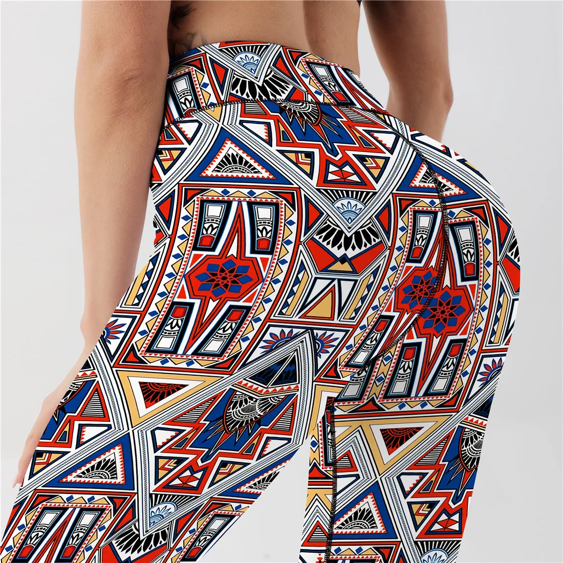 Sport Leggings Women 3D Printed High Waist Yoga Pant Female Elastic Squatproof Running Trousers Girls Gym Workout Tights Leggins