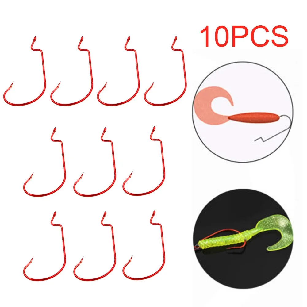 

Fishing Hook High Carbon Steel Wide Gap Crank Offset Fishhook For Soft Worm Lure Bass Barbed Carp Fishing Hooks Pesca Iscas Fish