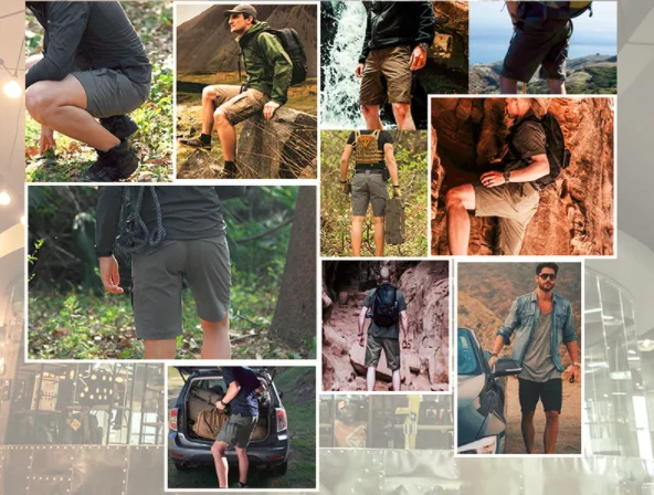 

2021 Menâ€™s High Quality Cargo Short Pants,Anti-Tear Ripstop Military Training Shorts,Stylish Casual knee length Short Trousers;