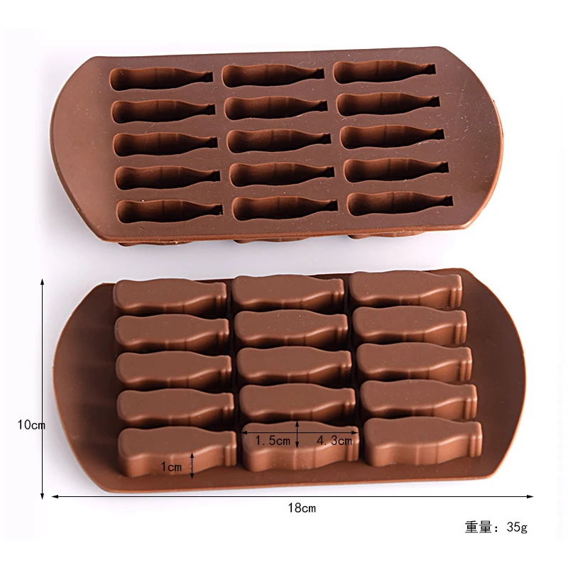 15 даже Кокс Бутылка силиконовая форма для торта выпечки Шоколадный леденец