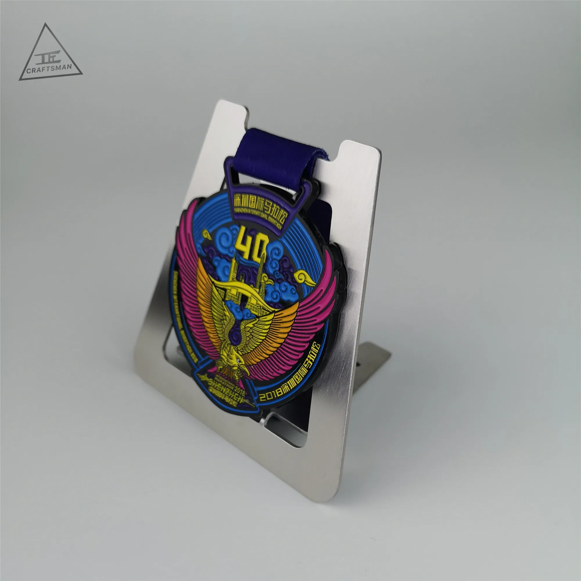 Спортивная медаль золотых медалей полка для демонстрации марафона вешалка | Дом