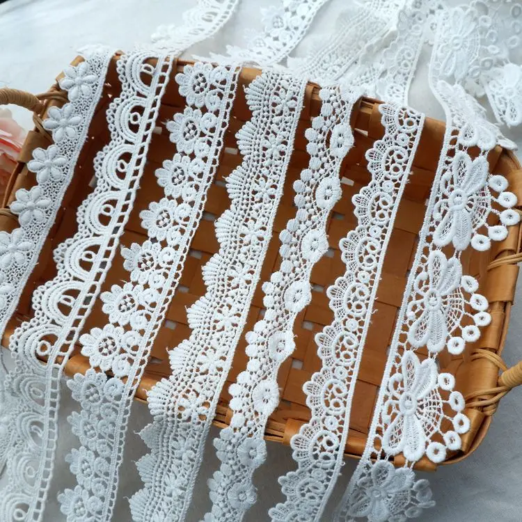 3 м/лот 2 5-4 5 см широкие высококачественные ажурные хлопковые нитки