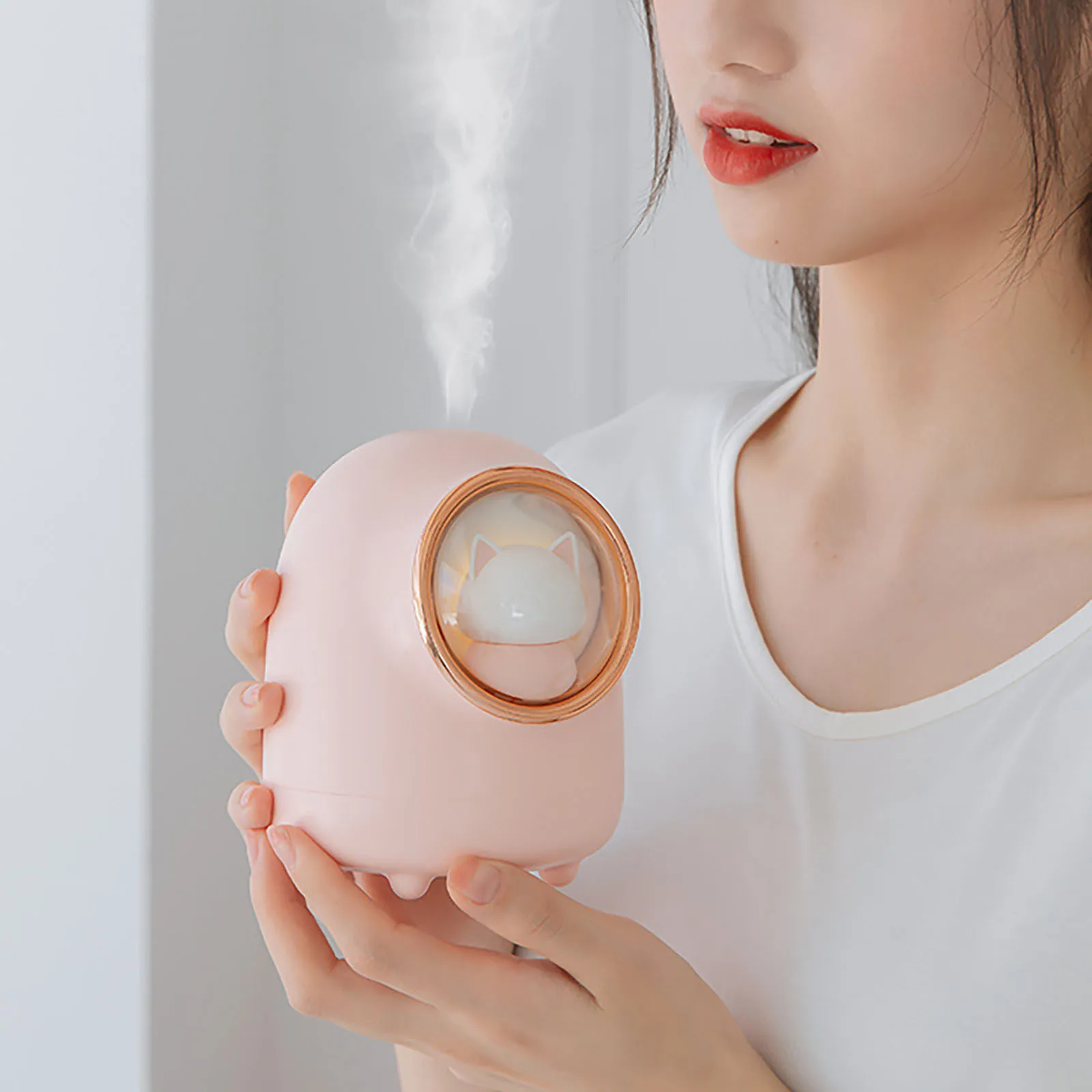 Кошка пространство воздушный увлажнитель воздуха Usb диффузор эфирного Масла