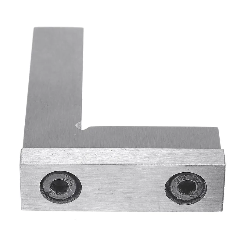 

50x40/75x50/100x70mm Machinist 90 Degree Right Angle Square Engineer Set with Seat Precision Ground Steel Hardened Angle Ruler