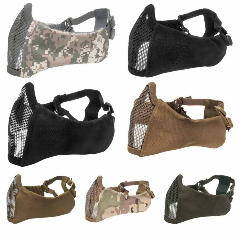 Тактическая Маска для страйкбола маска металлическая Стальная Сетчатая