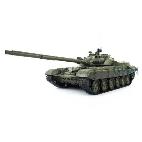 Henglong 1/16 6,0 пластик Россия T72 RTR rc Танк 3939 с 360 башенкой красные глаза TH15064