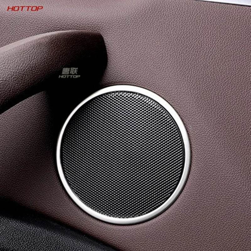 

Car Door Stereo Speakers Decoration Frame Cover For Bmw X3 X4 2019 Interior Audio Loudspeaker Trim Sticker Auto Accessories