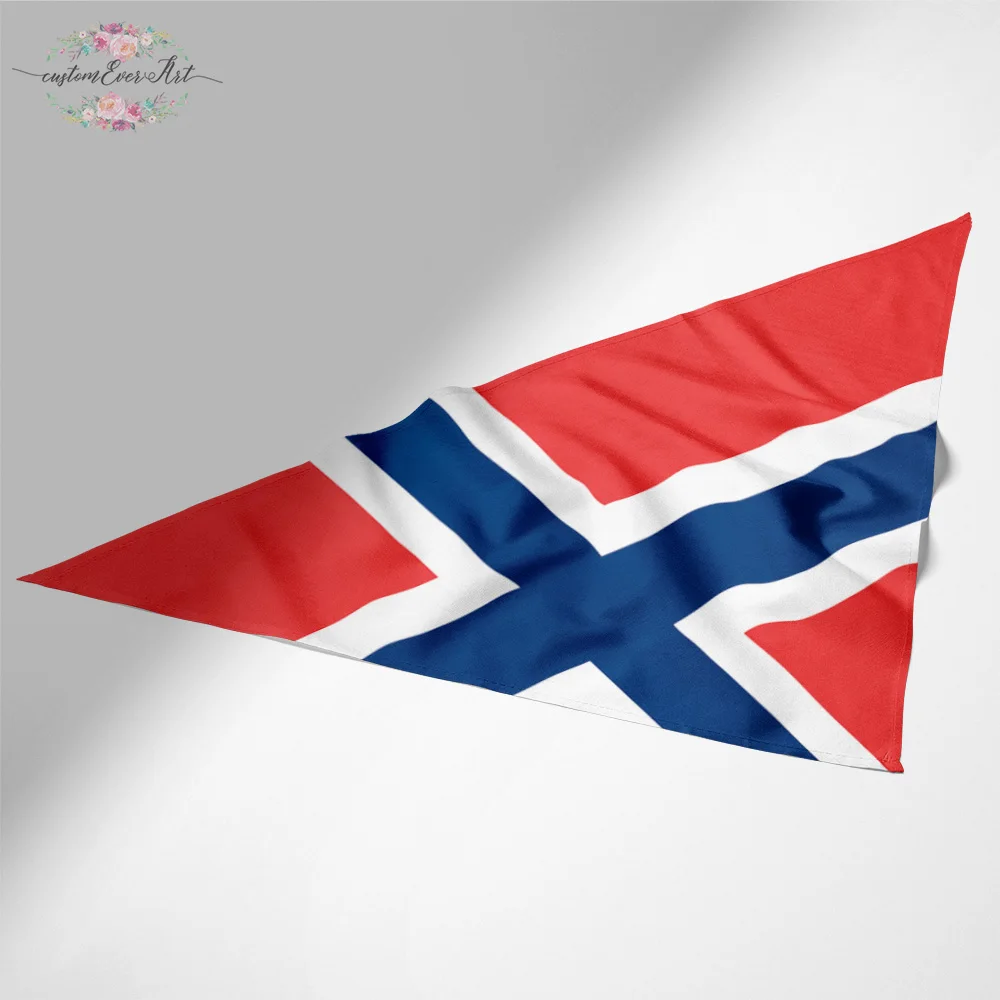 

The Norway flag dog bandana large pet scraf pet bandana for dog scarf dog neck scarf dog print scarf bandana