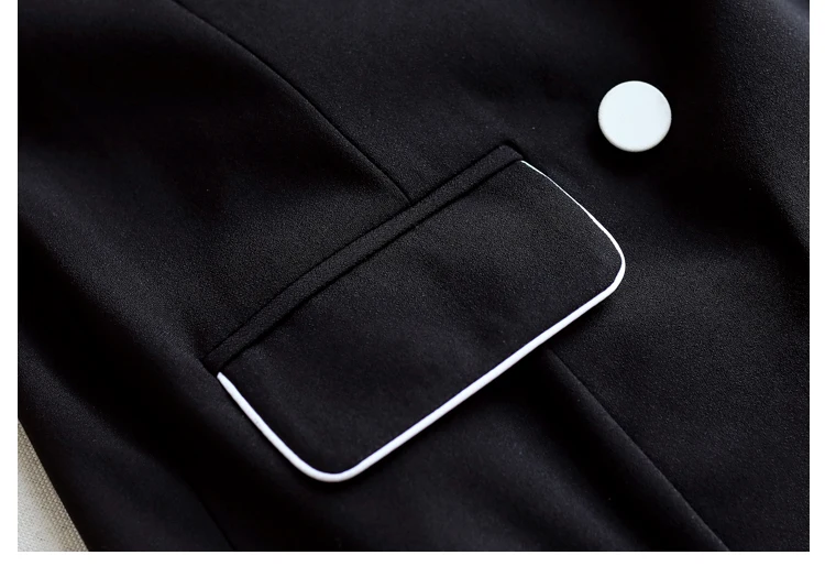 

Net Red Women Pant Black Suit Female Spring And Autumn Suit 2020 New Professional Suit Two-Piece Suit