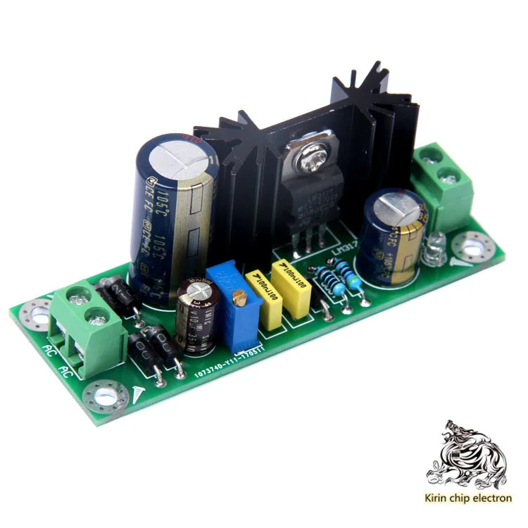 2 шт./лот доска для товара. Одиночная группа LM317 линейная понижающая Регулируемая