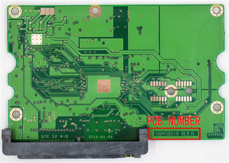 HDD PCB/ Seagate логическая плата/100450519 REV A / ST3500630AS ST3250620AS|Промышленные компьютеры и