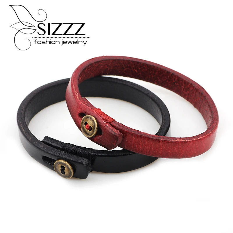 Браслеты QY из натуральной кожи ювелирные украшения для костюма браслеты дружбы с