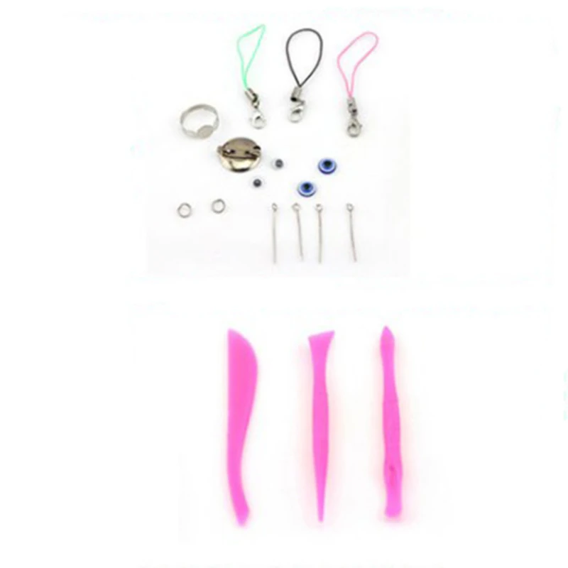 

24 Colors/Set Super Light Clay with 3 Tools Air Drying Light Plasticine Modelling Clay Handmade Educational 5D Toys Blue Clay