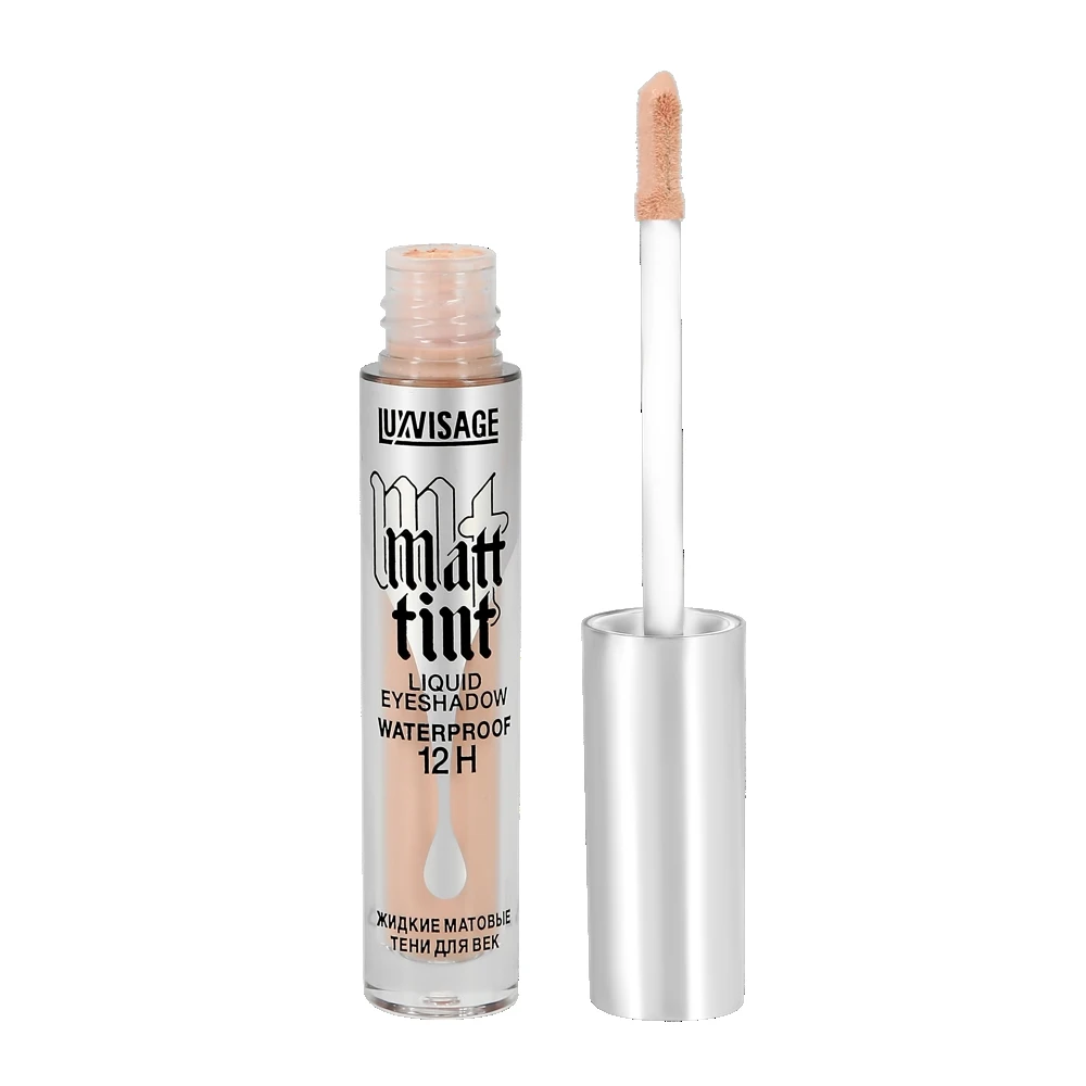 Тени для век LUXVISAGE MATT TINT LIQUID EYESHADOW WATERPROOF 12H жидкие матовые |