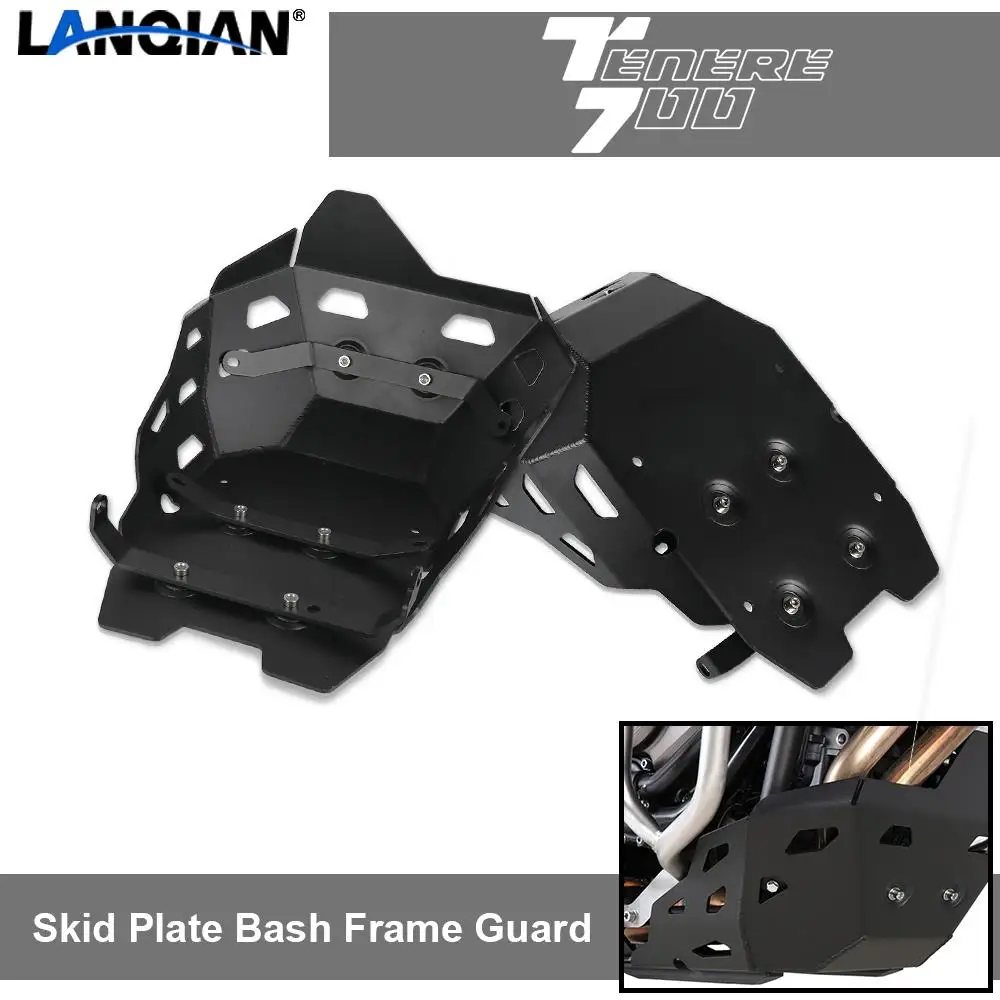 

For Yamaha Tenere 700 Tenere 700 T7 Rally Tenere T7 2019 2020 2021 Motorcycle Aluminum Skid Plate Bash Frame Guard Accessories