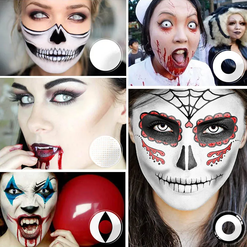 Искусственные Аниме Косплей сумасшедшие линзы оптом Какаси сасуке Шаринган