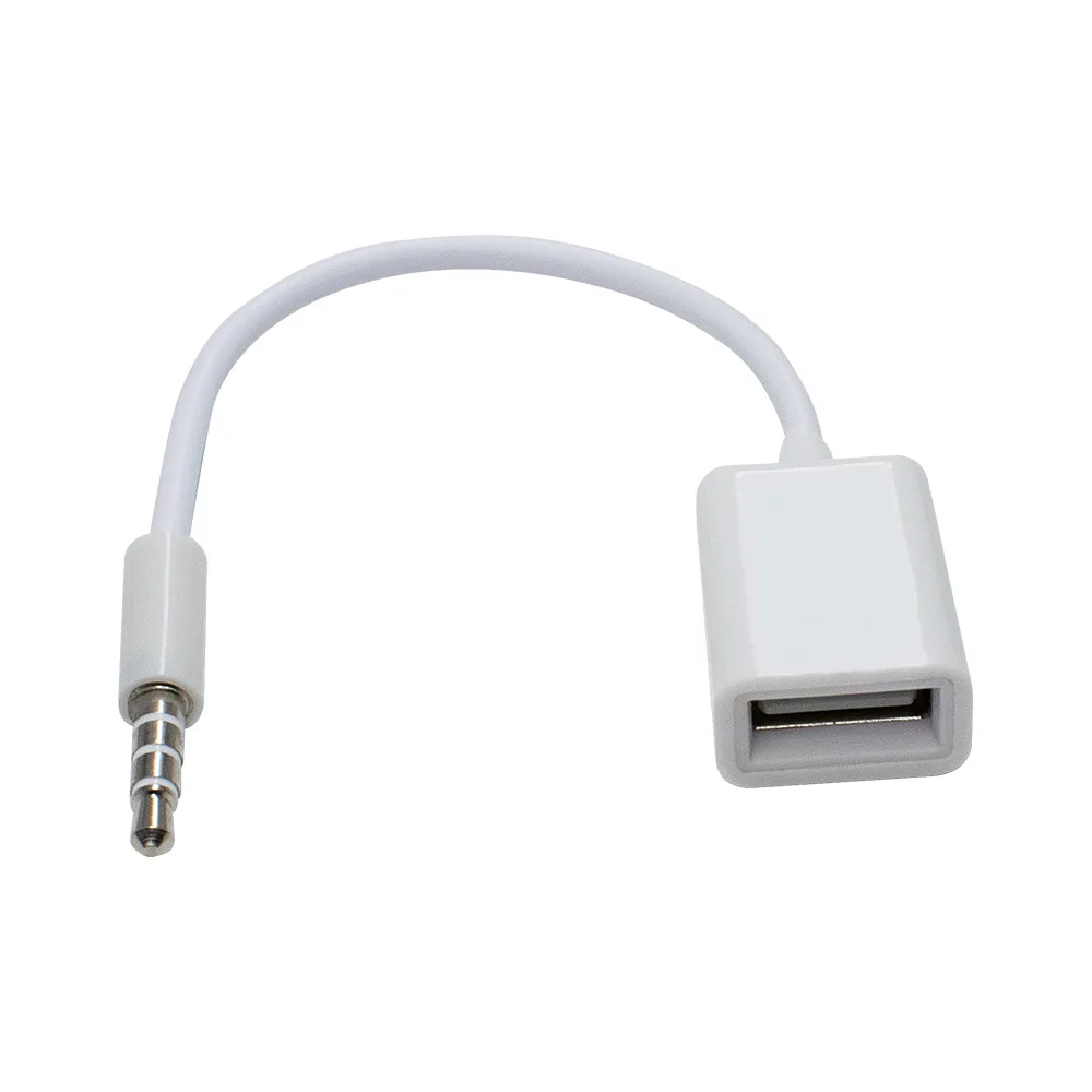 USB мама 3 5 мм аудио AUX кабель штекер к порту вставка U диск Автомобильный MP3
