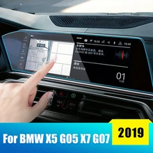 For BMW X5 X6 X7 G05 G06 G07 2019 2020 Tempered Glass Car GPS Navigation Screen Protector Film Dashboard Sticker Accessories LHD