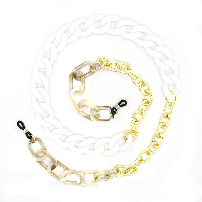 

Acrylic Metal Eyeglasses Chain Glasses Cord Sunglasses Eyeglass Chains for Women Eyewear Holder Neck Strap Reading Glasses Rope