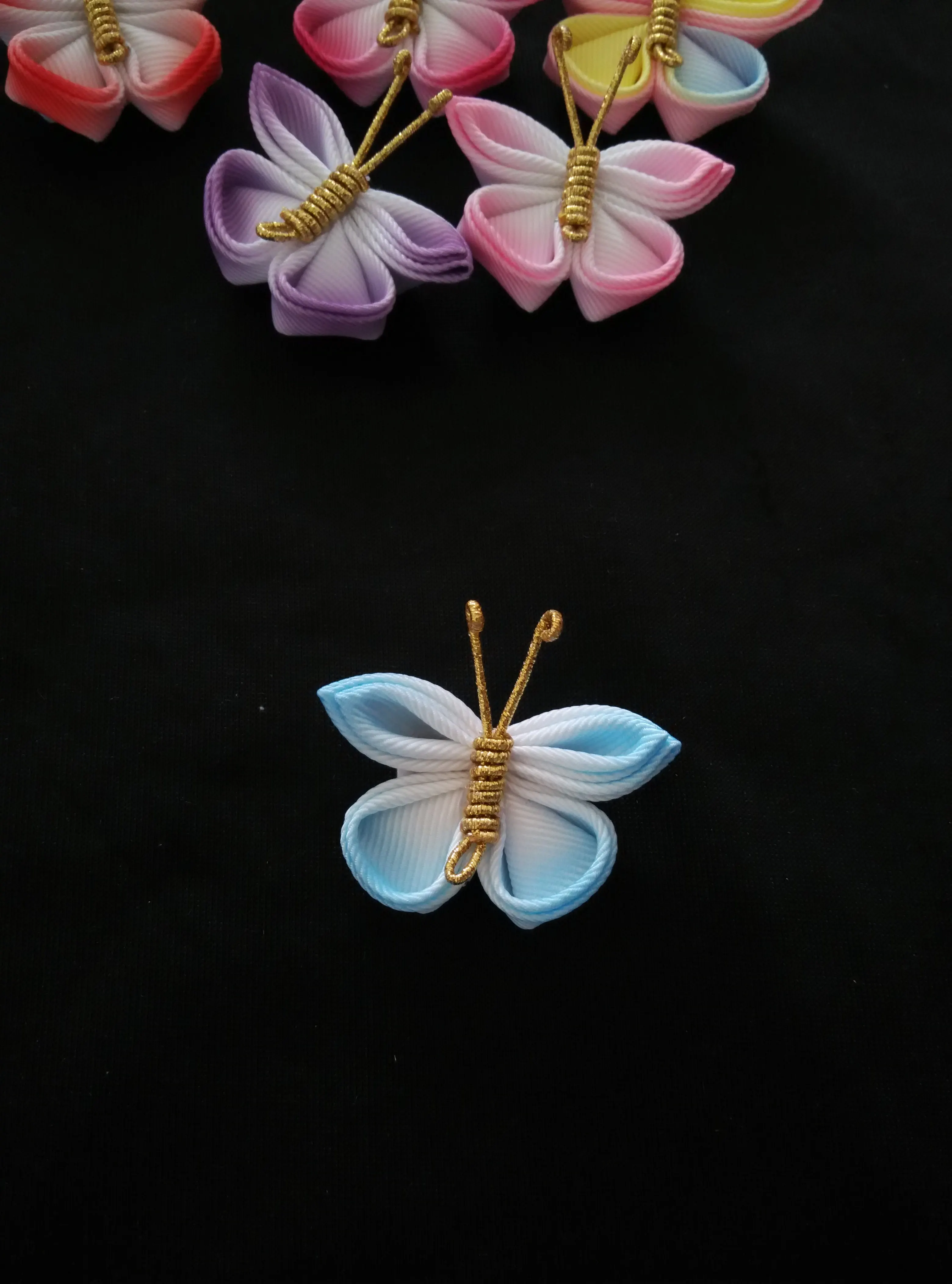 50 шт. Детские аксессуары для волос с бабочками | Украшения и