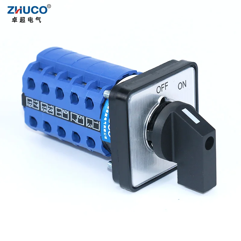 ZHUCO SZW26/LW26-20 OFF-ON 2 Позиция 5 фазы 20A 660V универсальный передачи переключения