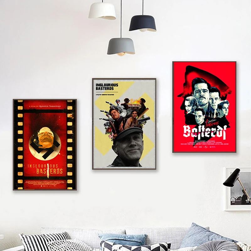 

Movie Inglourious Basterds Once Upon A Time Wall Art Canvas Paintings Cafe Bar Modular Home Art Decor Pictures