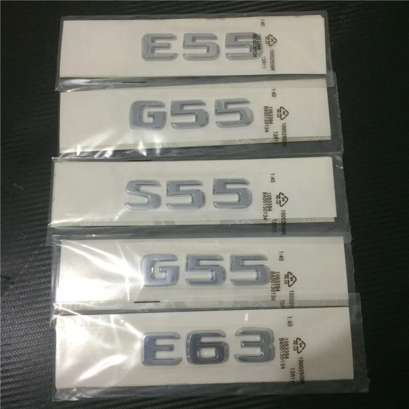 MIX 2 шт. автостайлинг ABS Chrome CLS55 E55 CLS63 G55 S55 E63 CL63 SL65 S63 ML500 E500 наклейка на заднюю
