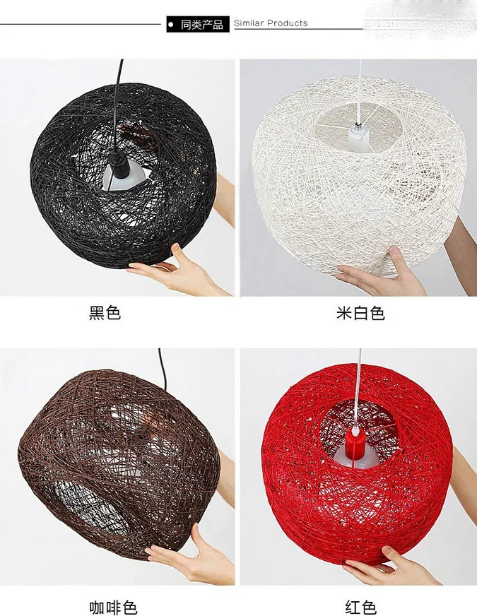 Освещение для ресторана из Юго-Восточной Азии освещение отеля ротанга