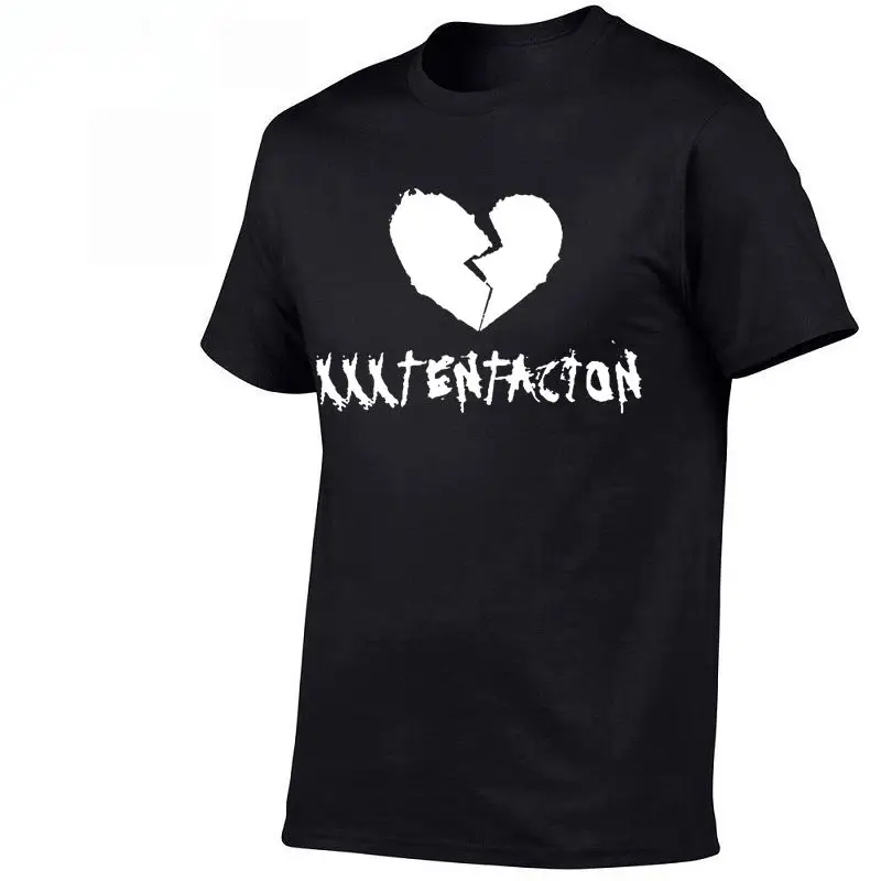 Новое поступление Мужская футболка в стиле хип хоп Xxxtentacion футболки с рэпером