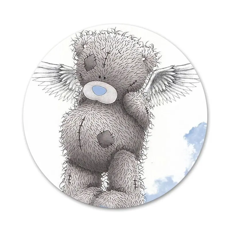 Медведь Тедди DIY печать рисунок значки значок Металлические Значки для