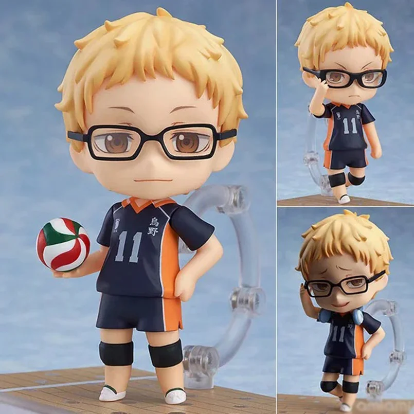 10cm haikyuu figure hinata shoyo pvc action figure tobio kenma tooru 489 563 461 605 anime haikyuu nekoma model figurine free global shipping