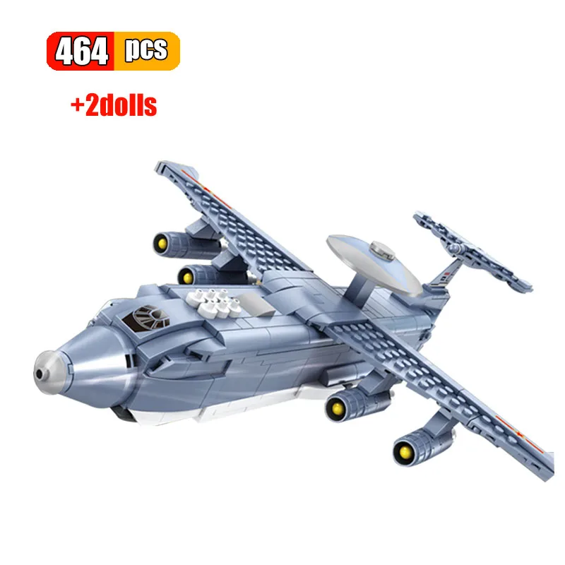 Конструктор детский Раннее предупреждение 464 блоков KJ-2000 Вторая мировая война Z-10