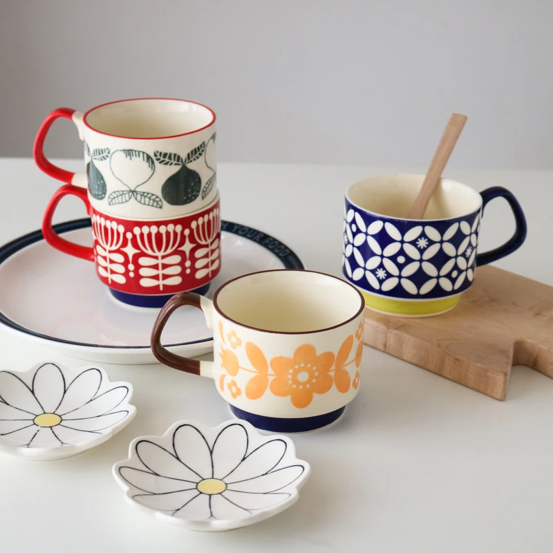 

Ceramic Coffee Mug Cup Luxury Breakfast Cute Small Mugs Coffee Cups Travel Turkish Canecas De Porcelana Mugs Coffee Cups