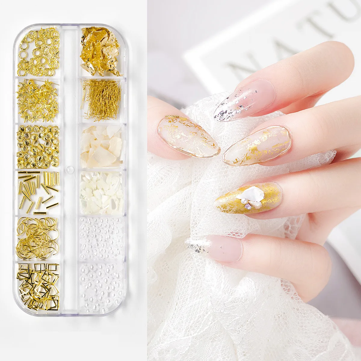 Fluorescence Butterfly Heart Fruits Various Shapes Nail Art Glitter Flakes 3D colourful Sequins Polish Manicure Nail Decoration