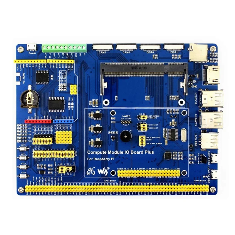 Waveshare Compute Module IO Board Plus композитная Breakout плата для Raspberry Pi CM3/CM3L/CM3 +/CM3 + L | Компьютеры