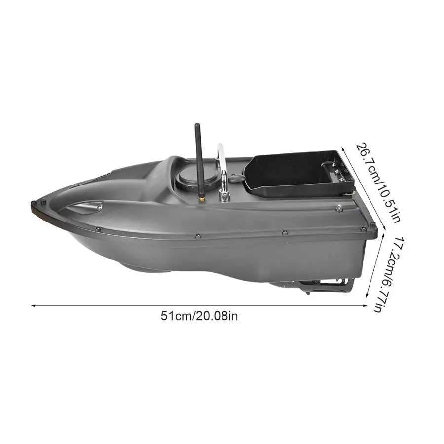 300M Remote Control Fishing Bait Boat Automatic Thrower 1800KV 100-240V RC Fish Lure Ship 1.5kg Load | Спорт и развлечения