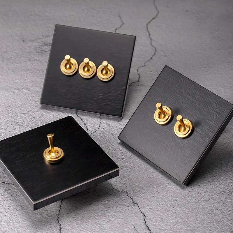 Настенный светильник ключатель из нержавеющей стали латунный рычаг в стиле